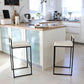Contemporary Metal Bar Stools Indoor Barstool with Cushion and Low Back for Kitchen Clearhalo 'Bar Furniture' 'Bar Stools' 'bar_stools' 'furn' 'furn_bar_stools' 'furniture_bar_stools' 'Kitchen & Dining Furniture' 'kitchen&dining_furn' 'kitchen' 'kitchen_furn' Furniture' 1200x1200_64aeaad5-7dc9-47a5-8fcc-a0c422507e9e