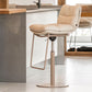 Glam Low Back Bar Stool Rotatable Counter Bar Stool for Home Clearhalo 'Bar Furniture' 'Bar Stools' 'bar_stools' 'furn' 'furn_bar_stools' 'Furniture' 'Kitchen & Dining Furniture' 1200x1200_64b05d17-bfae-4fd6-bb4b-80c38e8f8071