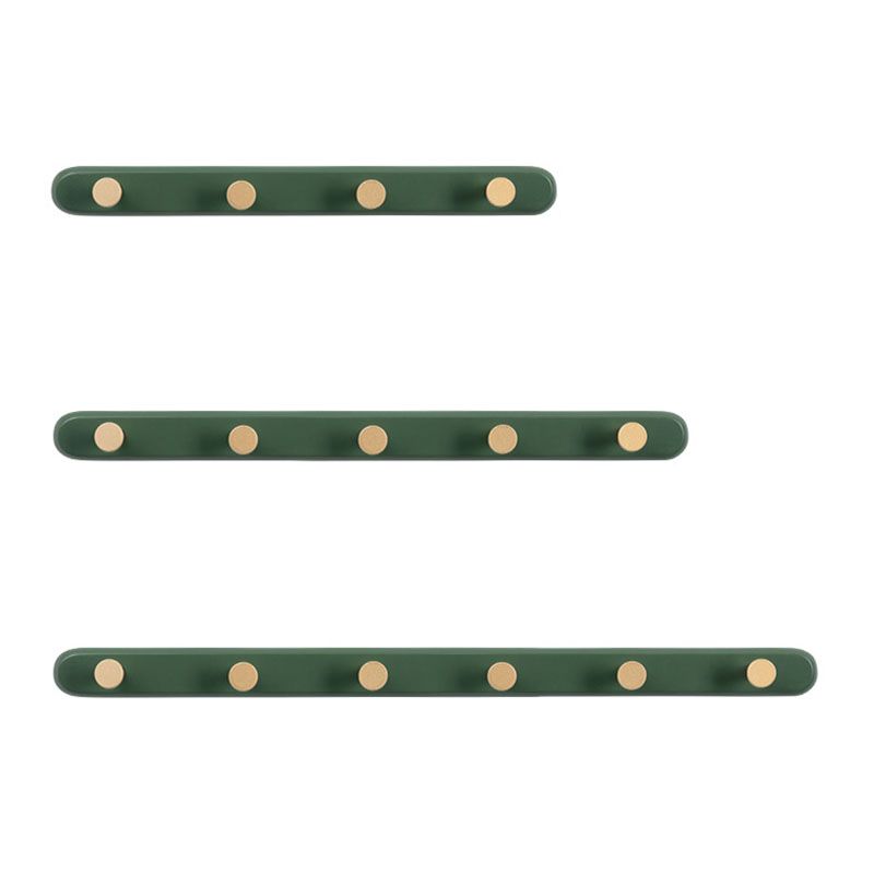 Skandinavischer Kleidungsregal Holz Wandmontierter Metallhaken Eingangsmantelbleiderung