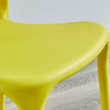 Glam Style Open Back Chair Plastic Stackable Dining Side Chair for Indoor Clearhalo 'Dining Chairs' 'Dining Tables & Seating' 'dining_chair' 'furn' 'furn_dining_chair' 'Furniture' 'furniture_dining_chair' 'Kitchen & Dining Furniture' 1200x1200_64b236ff-1752-4639-856b-a1a7899f8437