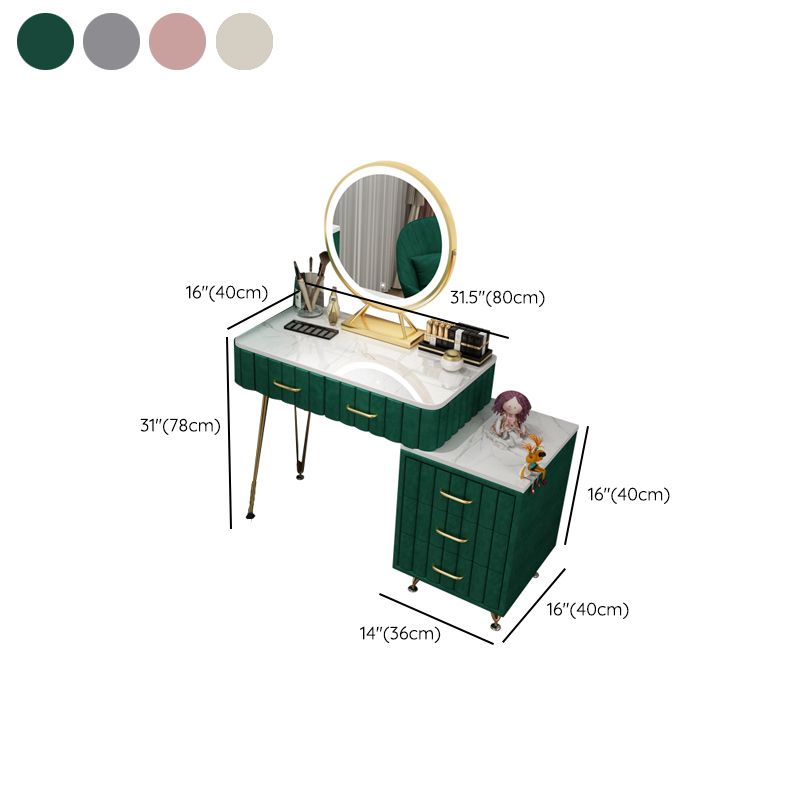Slate Vanity Desk Removable Vanity Makeup Vanity Set for Bedroom Clearhalo 'Bedroom Furniture' 'furn' 'furn_makeup_vanities' 'Furniture' 'Makeup Vanities' 'makeup_vanities' 1200x1200_64b29813-926c-42ca-9475-0e81d7dd2f0a