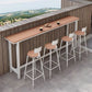 Balcony Rectangle Modern Pub Bar Table Footrest Trestle Wood Bar/Dinette Table Clearhalo 'Bar Furniture' 'Bar Tables' 'bar_tables' 'furn' 'furn_bar_tables' 'Furniture' 'furniture_bar_tables' 'Kitchen & Dining Furniture' 1200x1200_64b6ae2d-f8f6-4b80-84fd-ae1e987959b4