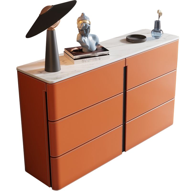Sideboard di pietra contemporanea Sideboard a buffet con cassetti per soggiorno