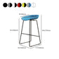 Modern Style Iron Bar Stool with Footrest Bristol Bar Stool for Kitchen Clearhalo 'Bar Furniture' 'Bar Stools' 'bar_stools' 'furn' 'furn_bar_stools' 'furniture_bar_stools' 'Kitchen & Dining Furniture' 'kitchen&dining_furn' 'kitchen' 'kitchen_furn' Furniture' 1200x1200_64b90b34-b3a0-4687-9ced-c759d0865f54