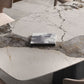 Rectangle Stone Dining Table Modern Dining Table with Pedestal Base Clearhalo 'Dining Tables & Seating' 'Dining Tables' 'dining_table' 'furn' 'furn_dining_table' 'Furniture' 'furniture_dining_table' 'Kitchen & Dining Furniture' 'kitchen' 'kitchen_dining_table' 1200x1200_64b972bc-3f39-432d-bd09-378f7e2bf313
