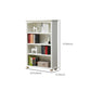 Contemporary Closed Back Bookshelf Standard Wooden Bookcase with Shelves
