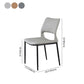 Industrial Style Open Back Dining Side Chair Leather Dining Chairs for Home Clearhalo ' kitchen&dining_furn' 'Dining Chairs' 'Dining Tables & Seating' 'dining_chair' 'furn' 'furn_dining_chair' 'Furniture' 'furniture_dining_chair' 'Kitchen & Dining Furniture' 'kitchen' 1200x1200_64bda300-35a1-4be8-8445-423186c21671