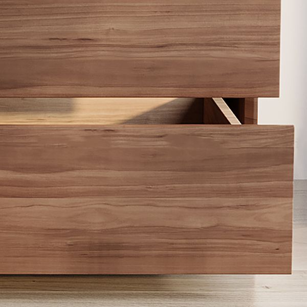 Sideboard a buffet marrone con cassetti server per pranzo contemporanei