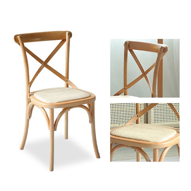 Modern Wood Table Set of 5/7 with Round Table Dining Set with Cross Back Chairs Clearhalo 'Dining Room Sets' 'Dining Tables & Seating' 'dining_room_set' 'furn' 'furn_dining_room_set' 'Furniture' 'furniture_dining_room_set' 'Kitchen & Dining Furniture' 'kitchen&dining_furn' 'kitchen' 1200x1200_64c24871-6ed8-404c-94c1-0ebfd563733c