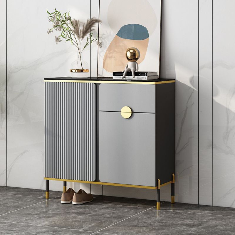 Sideboard Glam Sideboard in legno con porta e cassetto per soggiorno
