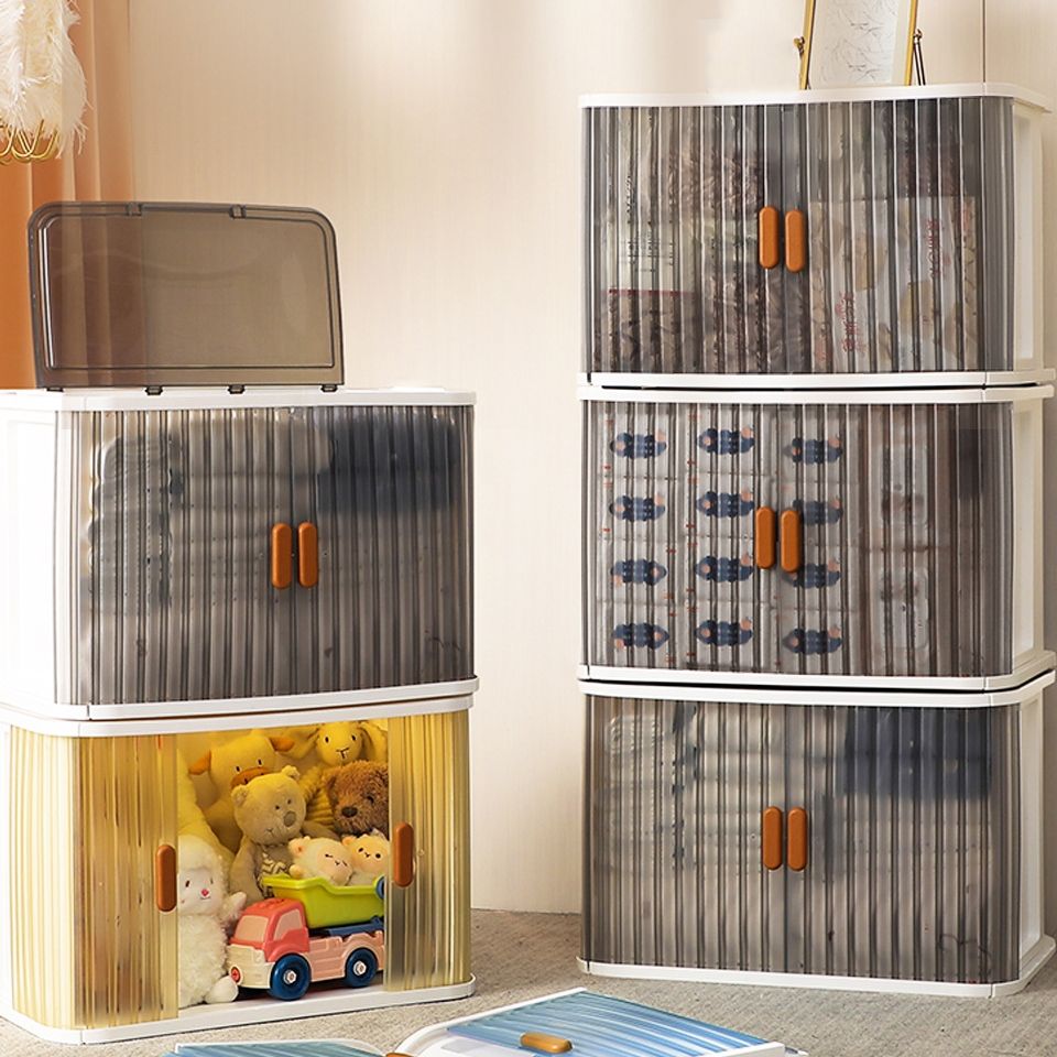 Moderne stijl houten garderobe plastic vrijstaande garderobe kast voor slaapkamer