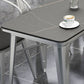 Metal Industrial Indoor Table Sintered Stone Top Table for Dining Room