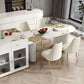 Double Pedestal Dinner Table Traditional Luxury Dining Site Table for Home Clearhalo ' dining_table' 'Dining Tables & Seating' 'Dining Tables' 'furn' 'furn_dining_table' 'Furniture' 'furniture_dining_table' 'Kitchen & Dining Furniture' 'kitchen&dining_furn' 'kitchen' 'kitchen_dining_table' 1200x1200_64c5ce74-e361-4ed8-99d3-1c55b04e283c