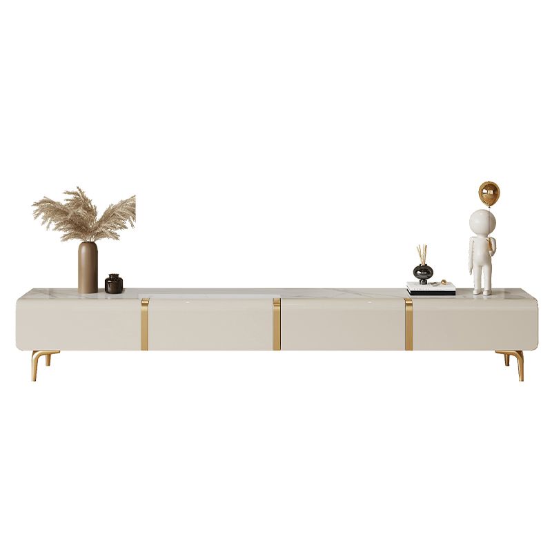 Enclosed Storage TV Media Console Glam Stand Console with 4 Drawers Clearhalo 'furn' 'furn_tv_stands_entertainment_centers' 'Furniture' 'Living Room Furniture' 'TV Stands & Entertainment Centers' 'TV Stands & Media Storage Furniture' 'tv_stands_entertainment_centers' 1200x1200_64c89526-1264-44a7-97f1-e15ea3ea5289