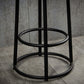 Industrial Armless Barstools Wooden Round Seat Counter Height Stools in Black Clearhalo 'Bar Furniture' 'Bar Stools' 'bar_stools' 'furniture_bar_stools' 'Kitchen & Dining Furniture' 'kitchen&dining_furn' 'kitchen' 'kitchen_furn' Furniture' 1200x1200_64c8cf3f-7b36-4549-ab9d-8e0a94a5a37e
