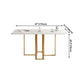 Contemporary Style Table Stone Dining Table Rectangle for Dining Room Home Clearhalo ' dining_table' 'Dining Tables & Seating' 'Dining Tables' 'furn' 'furn_dining_table' 'Furniture' 'furniture_dining_table' 'Kitchen & Dining Furniture' 'kitchen&dining_furn' 'kitchen' 'kitchen_dining_table' 1200x1200_64c983d2-25f9-4b2f-b8a5-5a008af7cf0a