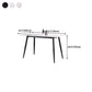 Rectangle Stone Home Furniture Contemporary Style Dining Room Collection Clearhalo ' dining_table' 'Dining Tables & Seating' 'Dining Tables' 'furn' 'furn_dining_table' 'Furniture' 'furniture_dining_table' 'Kitchen & Dining Furniture' 'kitchen&dining_furn' 'kitchen' 'kitchen_dining_table' 1200x1200_64caba1b-f533-4e0c-8c21-6a9d90ffb486
