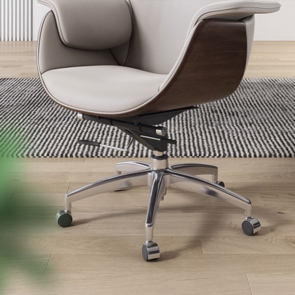 Modern & Contemporary Upholstered Chair Leather Task High Back Chair Clearhalo 'furn' 'furn_office_chair' 'Furniture' 'Office Chairs' 'Office Furniture' 'office_chair' 1200x1200_64cd87da-35ba-4565-8338-d31ab560f6fe