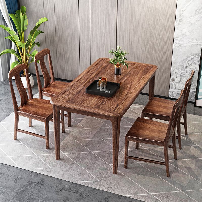 Modern Kitchen Solid Wood Dining Furniture Set with Rectangle Top Formal Dining¬†Room¬†Table¬†Set Clearhalo 'Dining Room Sets' 'Dining Tables & Seating' 'dining_room_set' 'furn' 'furn_dining_room_set' 'Furniture' 'furniture_dining_room_set' 'Kitchen & Dining Furniture' 'kitchen&dining_furn' 'kitchen' 1200x1200_64cd9c10-d576-4108-aa58-27a958e0b69f