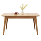 Simplicity Rectangle Dining Table Oak Solid Wood Table with 4 Legs for Dining Room Clearhalo ' dining_table' 'Dining Tables & Seating' 'Dining Tables' 'furn' 'furn_dining_table' 'Furniture' 'furniture_dining_table' 'Kitchen & Dining Furniture' 'kitchen&dining_furn' 'kitchen' 'kitchen_dining_table' 1200x1200_64cf4b67-7dcb-47ff-8a88-d17b3e917621