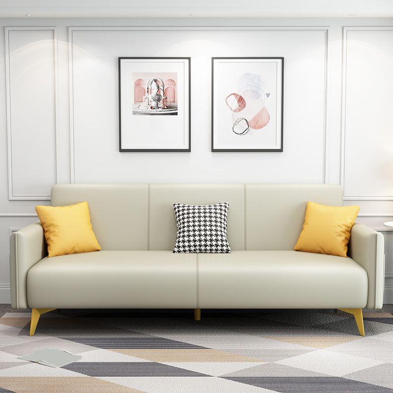 現代の正方形のアームリビングルームファブリックステーショナルシート