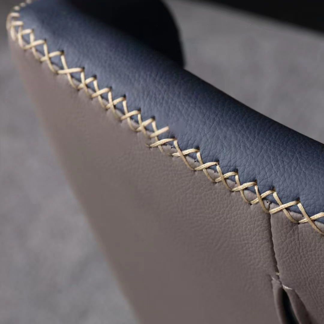 Contemporary Wingback Side Chair Matte Finish Leather Curved Chair for Brasserie Clearhalo ' kitchen&dining_furn' 'Dining Chairs' 'Dining Tables & Seating' 'dining_chair' 'furn' 'furn_dining_chair' 'Furniture' 'furniture_dining_chair' 'Kitchen & Dining Furniture' 'kitchen' 1200x1200_64d1ad82-88ab-4ace-9596-907532a3ea96