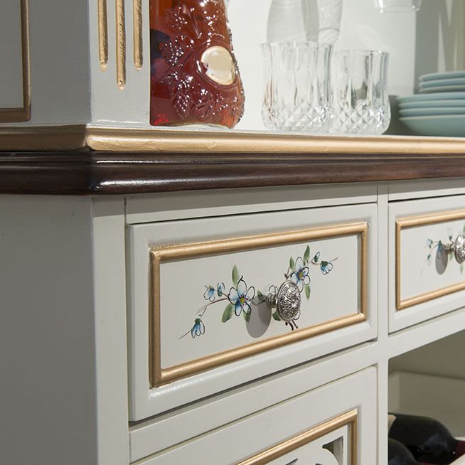 Glam Dining Buffet Birch Buffet Table with Doors for Dining Room Clearhalo 'buffet_sideboard' 'Buffets & Sideboards' 'furn' 'furn_buffet_sideboard' 'Furniture' 'Kitchen & Dining Furniture' 1200x1200_64d1bb28-07a4-4fc8-831a-7560dab8fd1a