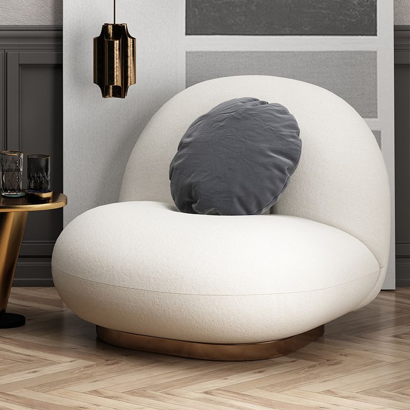 32,67 "Laisseur de large chaise de laine incluse chaise pour le salon