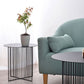 Mid Century Round Iron Coffee Cocktail Table Cross Legs Simple Coffee Table Clearhalo 'Coffee & Accent Tables' 'Coffee Tables' 'coffee_tables' 'furn' 'furn_coffee_tables' 'Furniture' 'Living Room Furniture' 1200x1200_64d67885-31c7-4f8f-83dd-6a9c5eace4c8