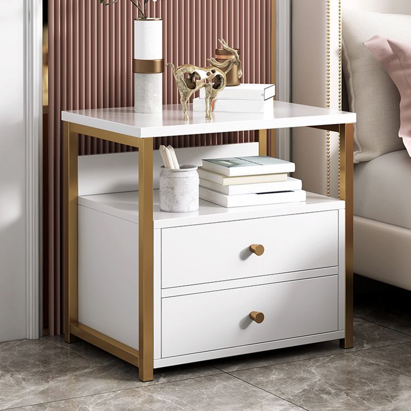 Drawer Storage Accent Table Nightstand Antique Finish Modern Bed Nightstand Clearhalo 'Bedroom Furniture' 'furn' 'furn_night_stand' 'Furniture' 'night_stand' 'Nightstands' 1200x1200_64d9f9e8-321c-4012-9ff4-0d150c226ba1