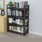 Etagere Bookshelf 15.7" H X 72" W Modern Metal Open Bookcase