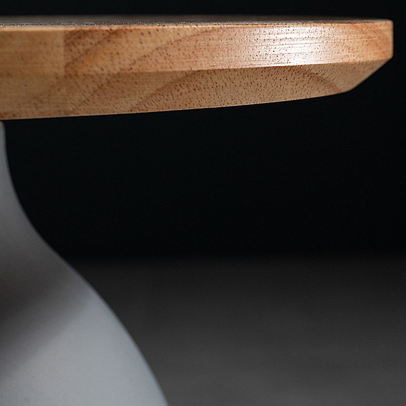 Tavolo da piedistallo mentale alto 17,7 "/21,6" tavolo da legno legno di legno