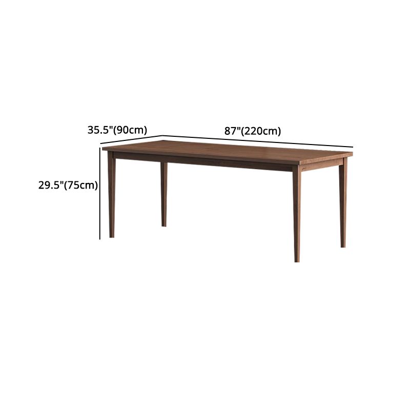Modern 1/2/4/5 Pieces Rectangle Dining Set Solid Wood Kitchen Table with Chairs Clearhalo 'Dining Room Sets' 'Dining Tables & Seating' 'dining_room_set' 'furn' 'furn_dining_room_set' 'Furniture' 'furniture_dining_room_set' 'Kitchen & Dining Furniture' 'kitchen&dining_furn' 'kitchen' 1200x1200_64e0ce8f-9e10-423f-9edd-47d13fb0ee61