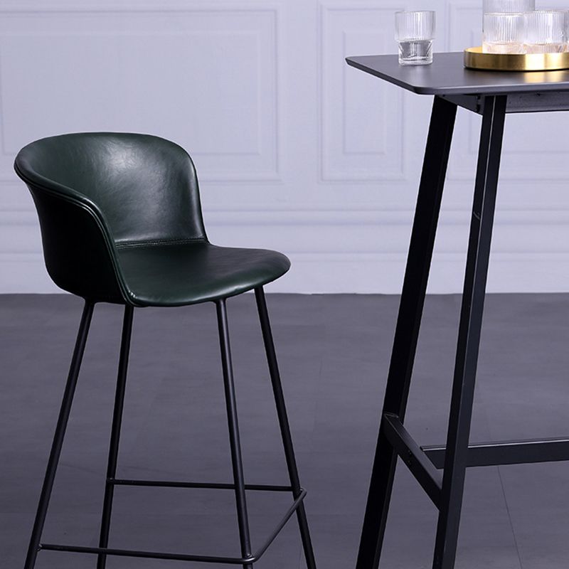 Modern Farmhouse Leather Seats Counter Stool Metal 4 Legs Stool, Set of 2 Clearhalo 'Bar Furniture' 'Bar Stools' 'bar_stools' 'furn' 'furn_bar_stools' 'furniture_bar_stools' 'Kitchen & Dining Furniture' 'kitchen&dining_furn' 'kitchen' 'kitchen_furn' Furniture' 1200x1200_64e29631-d1d8-4cee-a179-297641f751c0