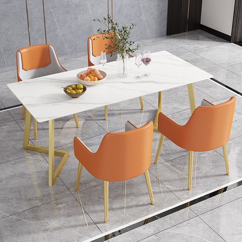 Rectangle Stone Dining Room Table Traditional Luxury Dinner Room Kitchen Table Clearhalo 'Dining Tables & Seating' 'Dining Tables' 'dining_table' 'furn' 'furn_dining_table' 'Furniture' 'furniture_dining_table' 'Kitchen & Dining Furniture' 'kitchen' 'kitchen_dining_table' 1200x1200_64e34c62-3fe1-4c19-b496-3c459a198c98