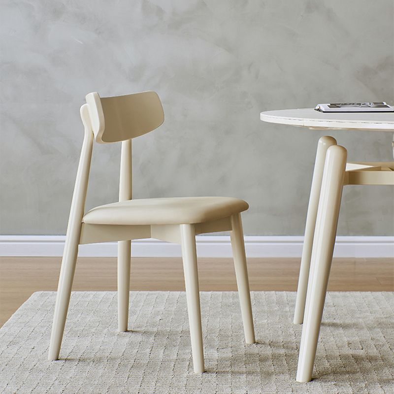 Contemporary Kitchen Dining Side Chair Oak Open Back Dining Chair Clearhalo 'Dining Chairs' 'Dining Tables & Seating' 'dining_chair' 'furn' 'furn_dining_chair' 'Furniture' 'Kitchen & Dining Furniture' 1200x1200_64e3b646-6044-4afc-98a5-c8f9a5cf54a7