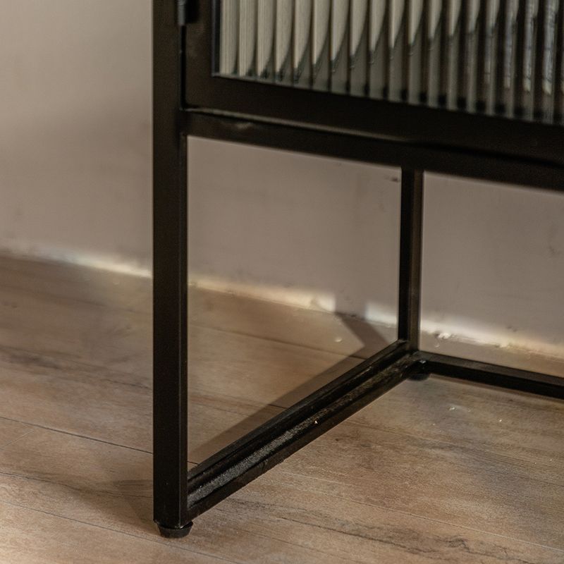 Mobile moderno mobile in vetro mobile a buffet in metallo per sala da pranzo