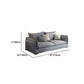 Nordic Loose Back Linen Sofa & Chaise Square Arm Cushions Sofa