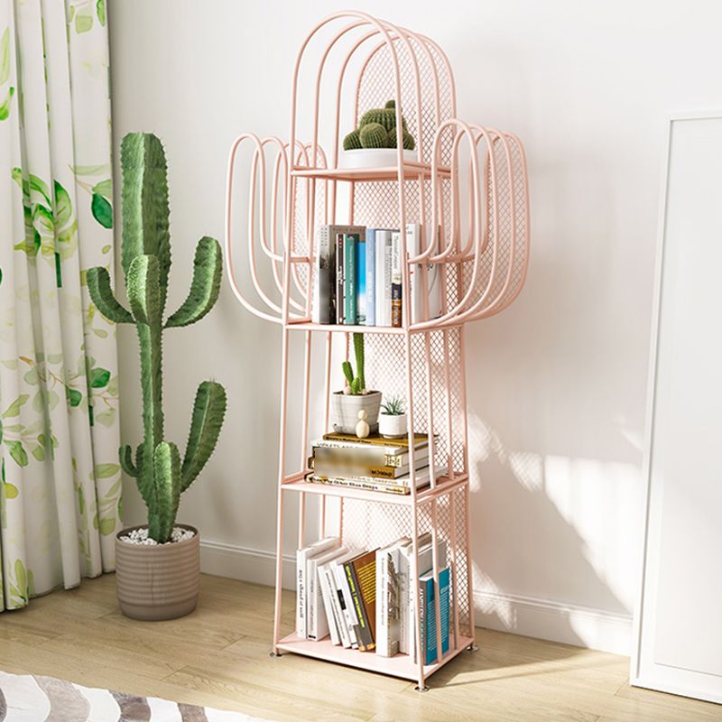18.1"L Scandinavian Style Standard Bookcase Metal Closed Back Bookshelf Clearhalo 'Bookcases' 'furn' 'furn_bookcases' 'Furniture' 'furniture_bookcases' 'Office Furniture' 1200x1200_64e58935-62cf-42f3-9811-e2681e0a917e