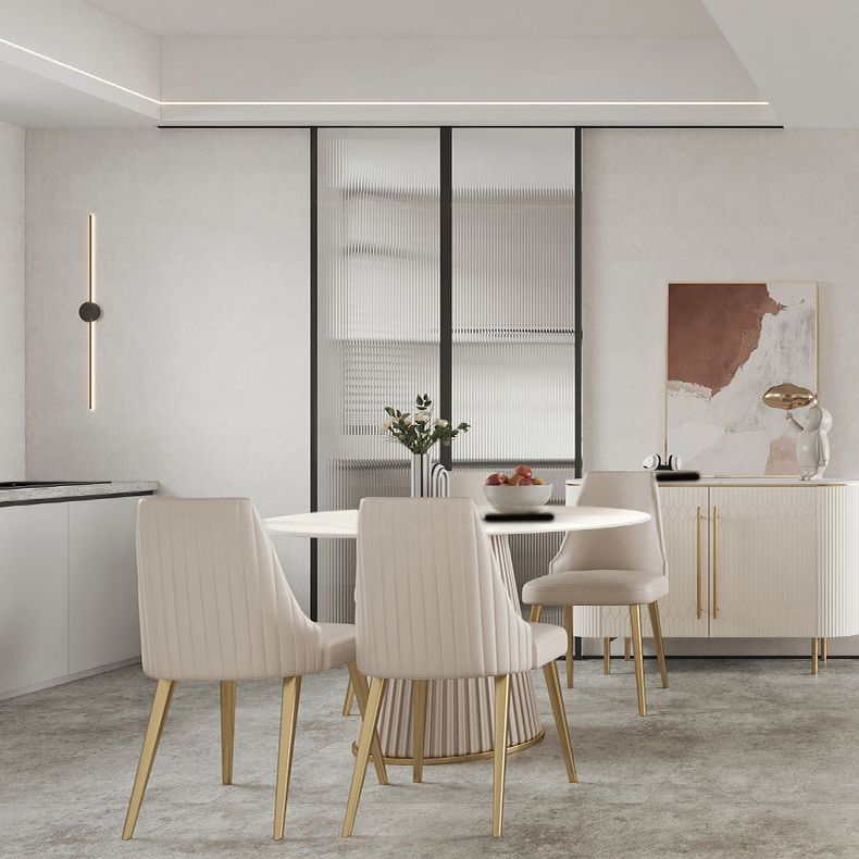 Nordic Glam Rectangle Sintered Stone Table Set 1/2/3/5/7 Pieces Dining Set Clearhalo 'Dining Room Sets' 'Dining Tables & Seating' 'dining_room_set' 'furn' 'furn_dining_room_set' 'Furniture' 'Kitchen & Dining Furniture' 1200x1200_64e5e525-76df-48a6-99aa-45302a88a1fe