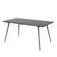Dining Room Dinner Kitchen Table Black Frame Solid Wood Dining Table Clearhalo 'Dining Tables & Seating' 'Dining Tables' 'dining_table' 'furn' 'furn_dining_table' 'Furniture' 'Kitchen & Dining Furniture' 1200x1200_64e68e95-a600-4047-990a-39f0e850f98e