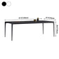 Simple Kitchen Rectangle Shape Dining Table Sintered Stone Top Dining Table with 4 Legs Base Clearhalo ' dining_table' 'Dining Tables & Seating' 'Dining Tables' 'furn' 'furn_dining_table' 'Furniture' 'furniture_dining_table' 'Kitchen & Dining Furniture' 'kitchen&dining_furn' 'kitchen' 'kitchen_dining_table' 1200x1200_64e8957c-02aa-4c4e-9186-1d00f6a5b17b