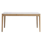 Rectangle Retro Modern Dining Table White Sintered Stone Top 4 Legs Fixed Table Clearhalo 'Dining Tables & Seating' 'Dining Tables' 'dining_table' 'furn' 'furn_dining_table' 'Furniture' 'Kitchen & Dining Furniture' 1200x1200_64e90be7-3c8a-43b4-86af-a7a80ec639c4