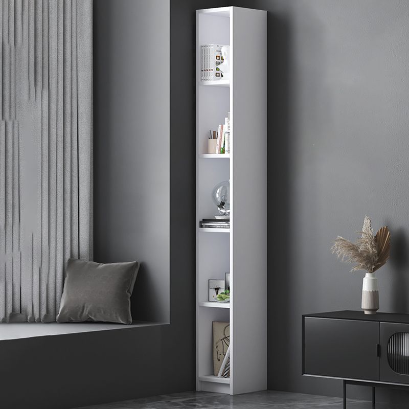 Ingegnere in stile moderno libreria in legno libreria chiusa indietro, 8 "l x 10" w x 71 "h