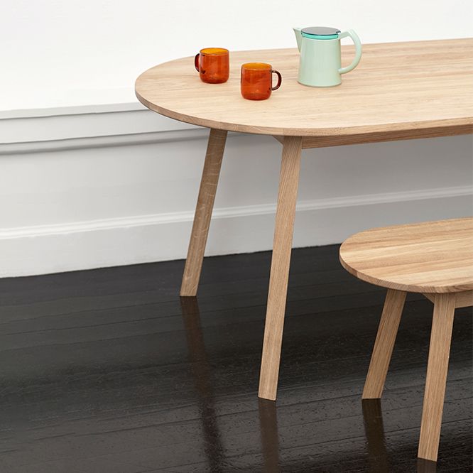 Modern Wood Table for Restaurant Oval Dining Table with 4 Legs Clearhalo ' dining_table' 'Dining Tables & Seating' 'Dining Tables' 'furn' 'furn_dining_table' 'Furniture' 'furniture_dining_table' 'Kitchen & Dining Furniture' 'kitchen&dining_furn' 'kitchen' 'kitchen_dining_table' 1200x1200_64eabf79-e81c-4471-924b-8ee293773994