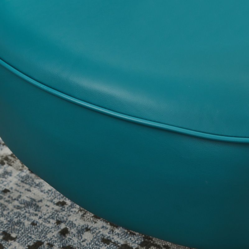 Chaise célibataire nordique moderne Tiger Tiger Cuir Single Sofa Light Luxury High arrière