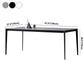 Industrial Style Sintered Stone Dining Table Aviation Aluminum Base Rectangle Table for Home Clearhalo ' dining_table' 'Dining Tables & Seating' 'Dining Tables' 'Furniture' 'furniture_dining_table' 'Kitchen & Dining Furniture' 'kitchen&dining_furn' 'kitchen' 'kitchen_dining_table' 1200x1200_64ebebe7-38f0-4219-8dd2-9fbad9dd6a97