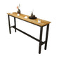 Industrial Rectangle Wood Counter Table 5 Pieces Bar Table Set for Cafe Clearhalo 'Bar Furniture' 'furn' 'furn_home_bar_bar_sets' 'Furniture' 'Home Bars & Bar Sets' 'home_bar_bar_sets' 'Kitchen & Dining Furniture' 1200x1200_64f3ccdc-2d24-4993-b713-1db1059facd3