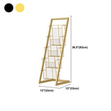 Industrial Iron Ladder Bookshelf Vertical Closed Back Bookshelf for Living Room Clearhalo 'Bookcases' 'furn' 'furn_bookcases' 'Furniture' 'furniture_bookcases' 'kitchen' 'kitchen_bookcases' 'Living Room Furniture' 'Office Furniture' 1200x1200_64f49062-b0a8-4666-b409-f715baf26b62