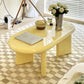 4 Legs Coffee Cocktail Table Wooden Oval Coffee or End Table Clearhalo 'Coffee & Accent Tables' 'Coffee Tables' 'coffee_tables' 'furn' 'furn_coffee_tables' 'Furniture' 'Living Room Furniture' 1200x1200_64f4f6fa-eb57-4aa3-bf8f-d6eb038eb2cf